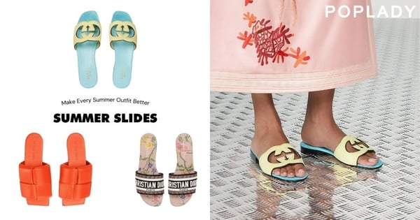 外型高級可愛,隨性搭都時尚:Gucci、Dior、Bottega Veneta清爽春夏拖鞋!