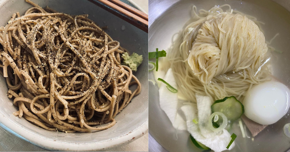蕎麥麵和涼麵都屬主食類,不過熱量不高,輕盈清新,很適合炎夏減肥時食用。