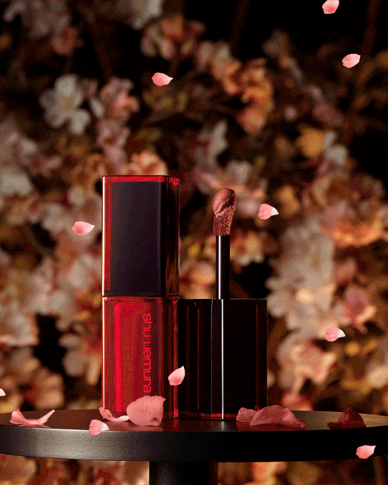 植村秀無色限持色霧唇釉 - 夜櫻紅 AP BG977