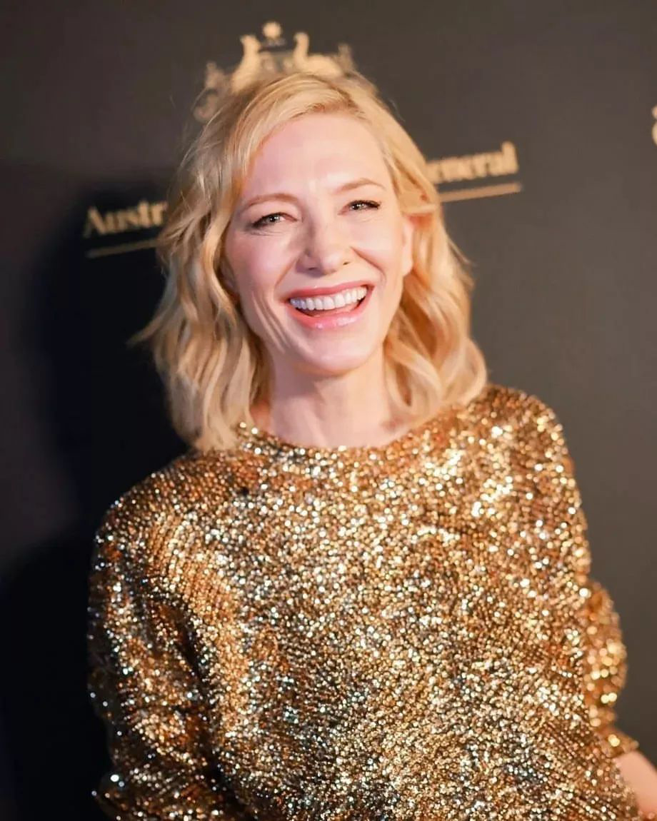活得真實自在，笑的時候就是Cate Blanchett覺得自己最美的時候。