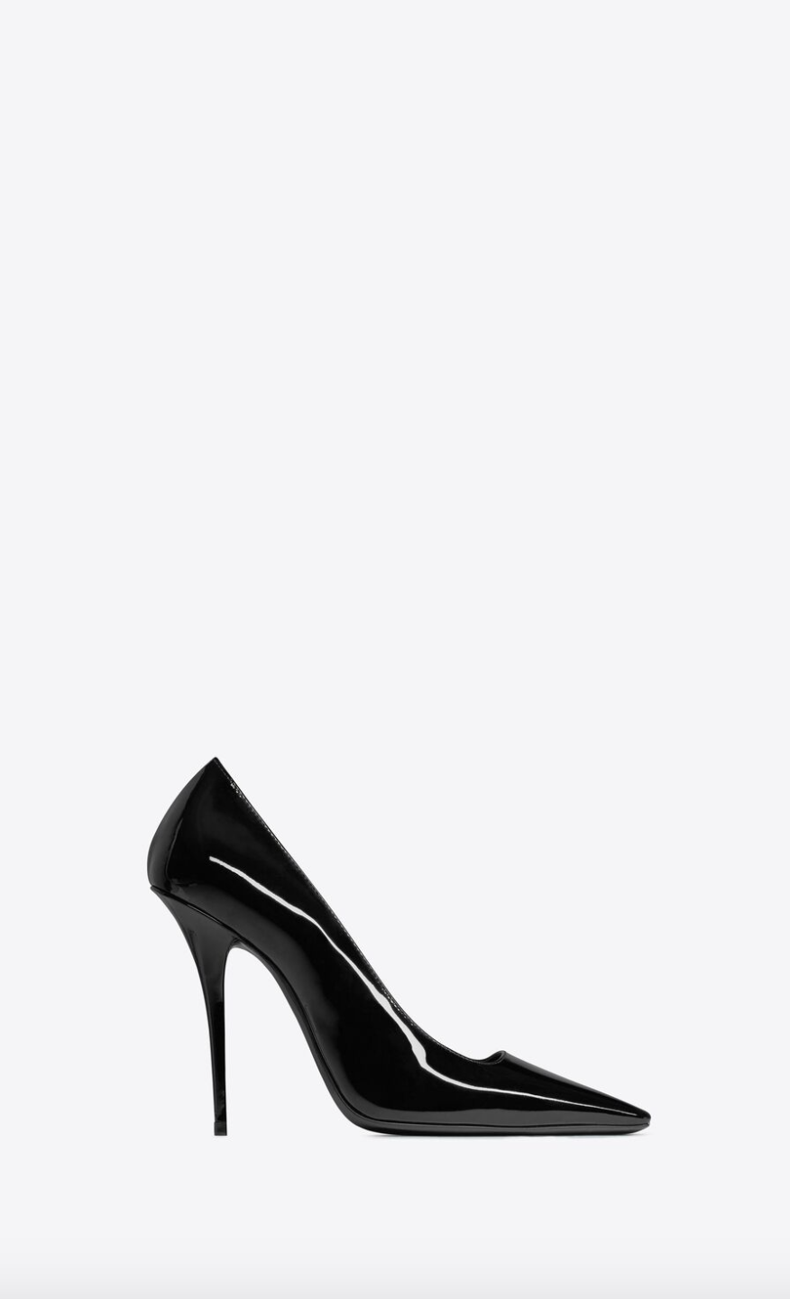 黑色的Blade Pumps in Patent Leather。