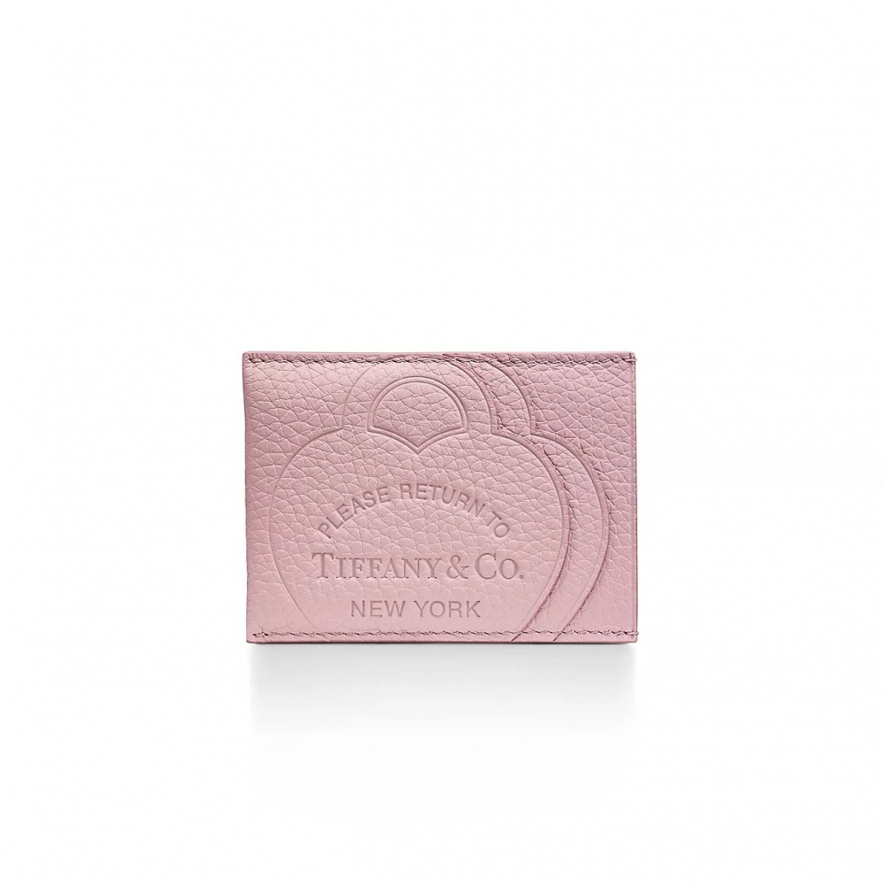 水晶粉紅色的Return to Tiffany® Card Case。