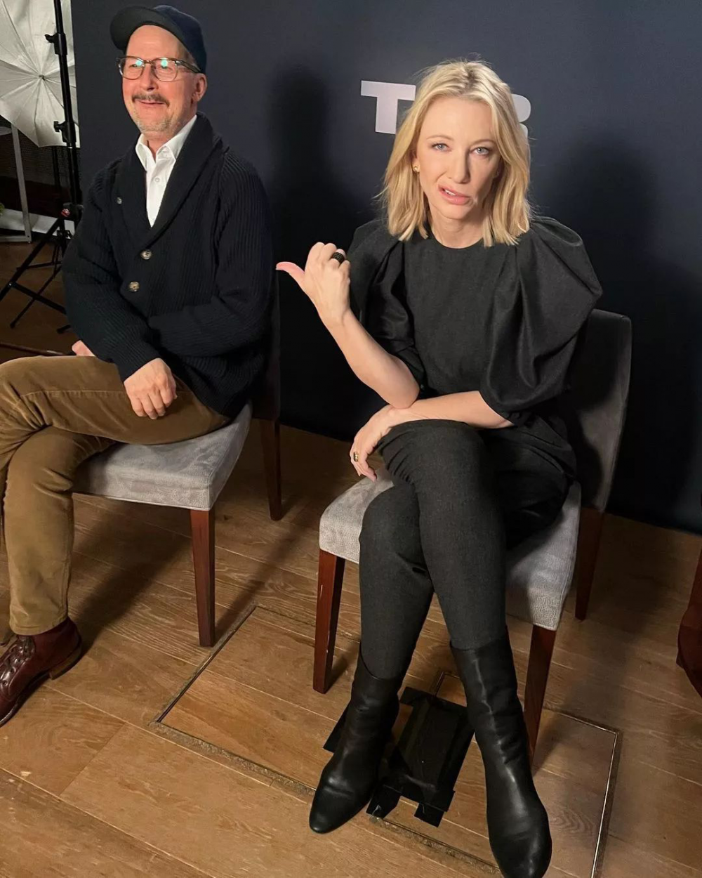 Cate Blanchett同很多女星一樣，都是面膜控。