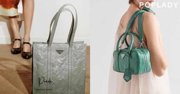 Prada全新Antique Nappa皮革手袋：獨特的皺紋，充滿復古時髦不能不愛！
