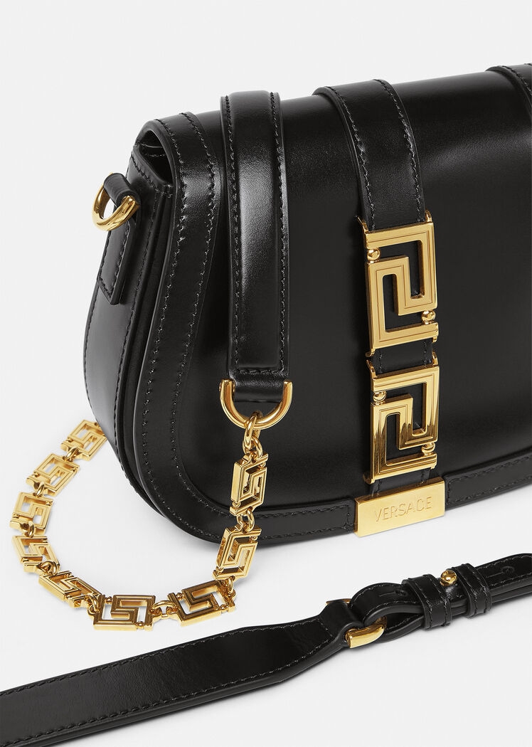 以中央希臘迴紋鏈硬件和可拆卸鏈帶為特色