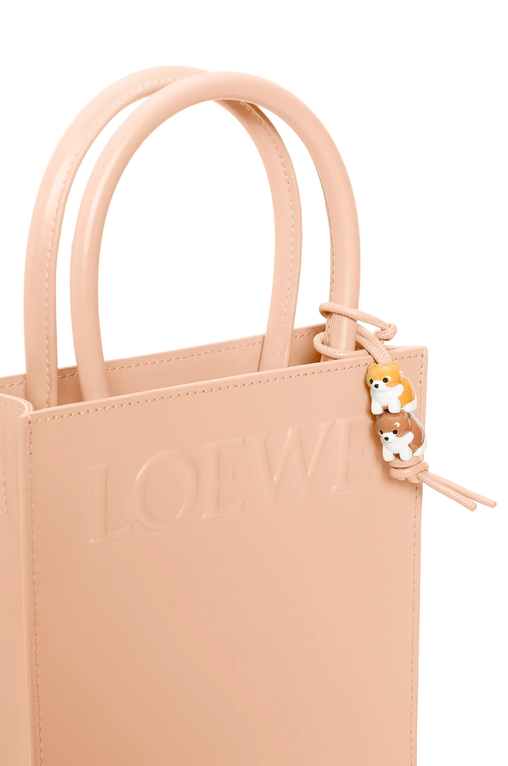 LOEWE A5 Standard Tote淺桃色