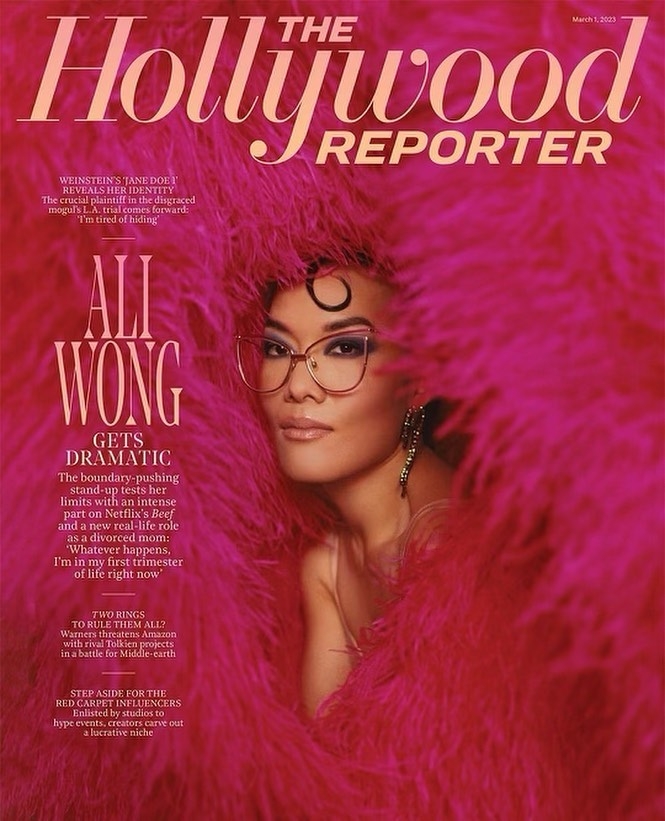 她登上《The Hollywood Reporter》的封面。