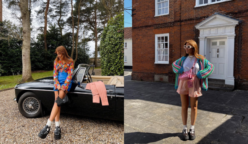 多種印花、棋盤格、條紋、鉤織、小花紛紛躍上身