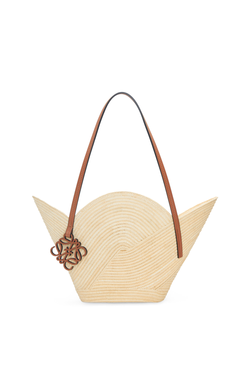 LOEWE拉菲草Petal basket bag