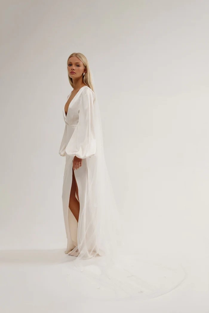 Flower Wedding Veil。