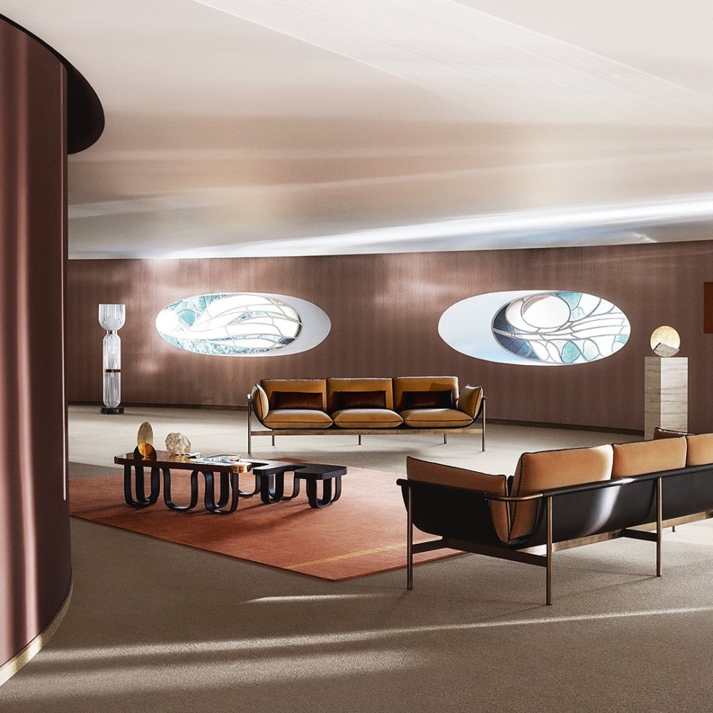 觸感柔軟的面料讓人感受到怡然自得的舒適感受,以現代方式向FENDI 的傳統致敬。