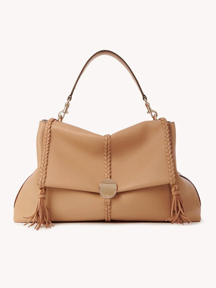 Penelope Large Soft Shoulder Bag。