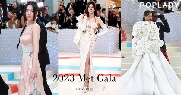 2023 Met Gala紅毯解析:Dress Code「紀念卡爾」,換上新娘、珍珠造型哪套最美、誰又最切題?
