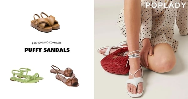 彷彿將天上的雲朵摘下:CHANEL、Prada、Miu Miu釋出「Puffy Sandals」,讓人一眼就愛上的澎澎造型