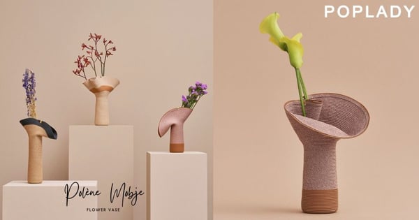 法國與日本工藝的美好相遇：Polène × Mobje攜手合作推出限量版皮革編織花瓶！
