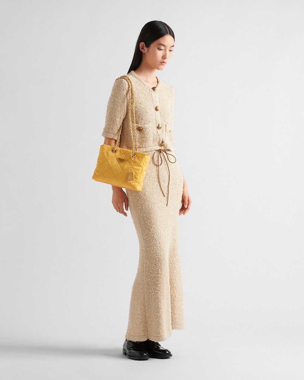 Re-Nylon 再生尼龍托特包玉米黃