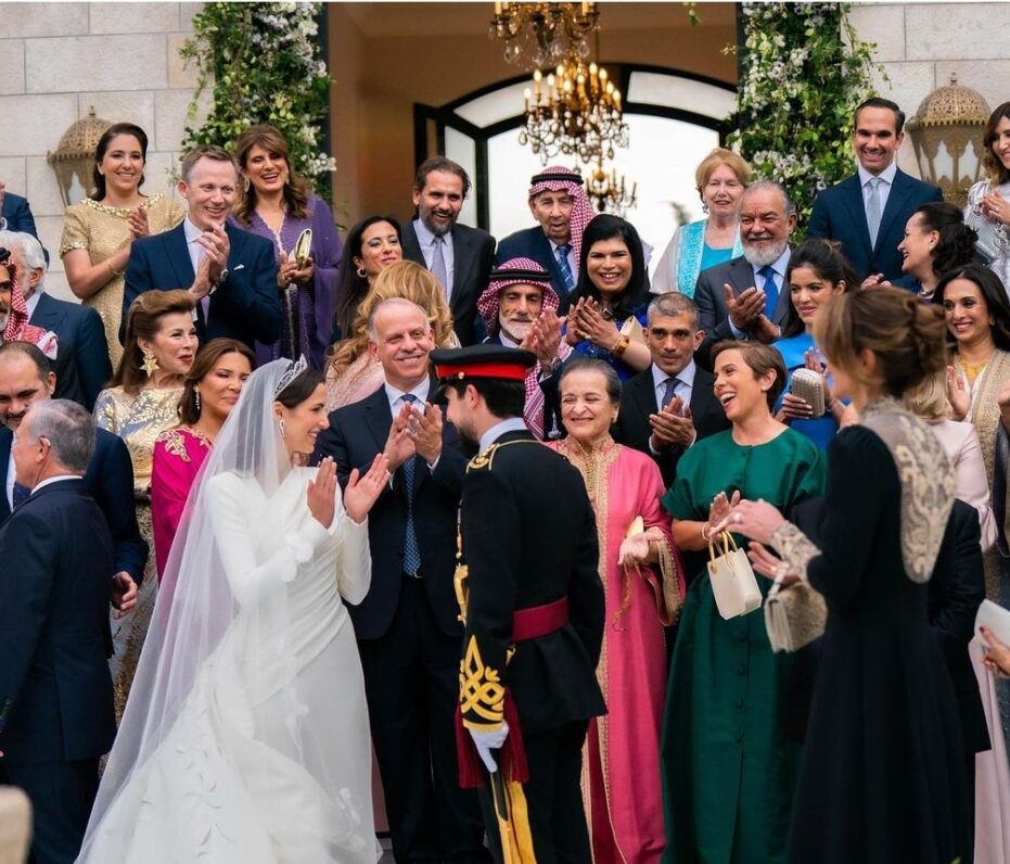 約旦王儲大婚太子妃完成盛大婚禮