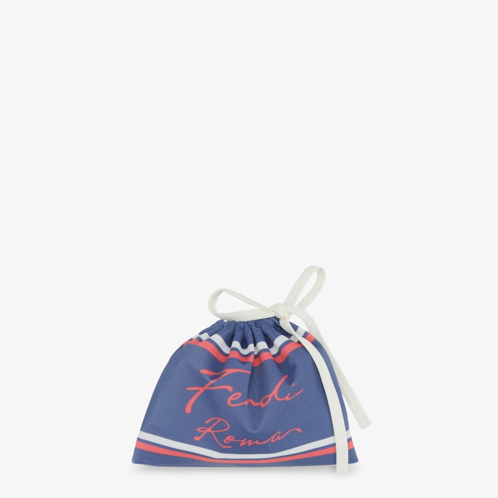 附贈與粉色泳裝相襯的藍色手拿包