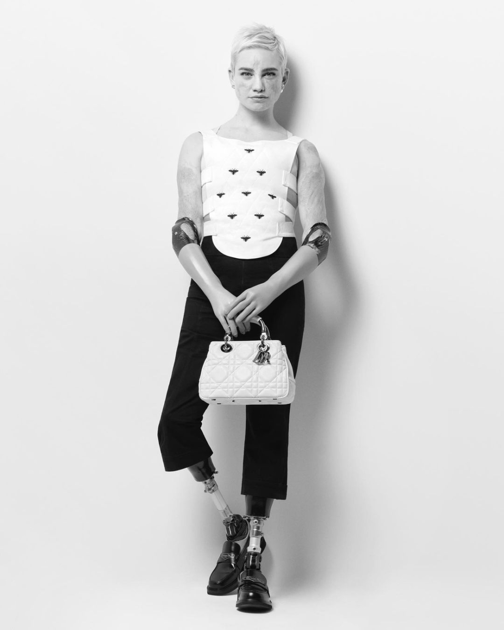 Beatrice Vio為Dior拍攝形象大片。