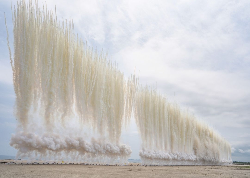 美到讓人屏息的畫面。