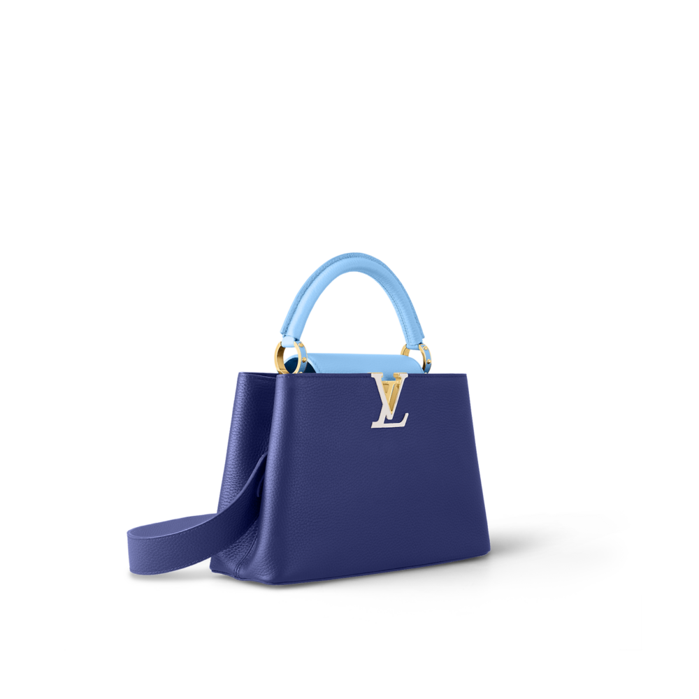 對比色塊風格的粒面Taurillon皮革