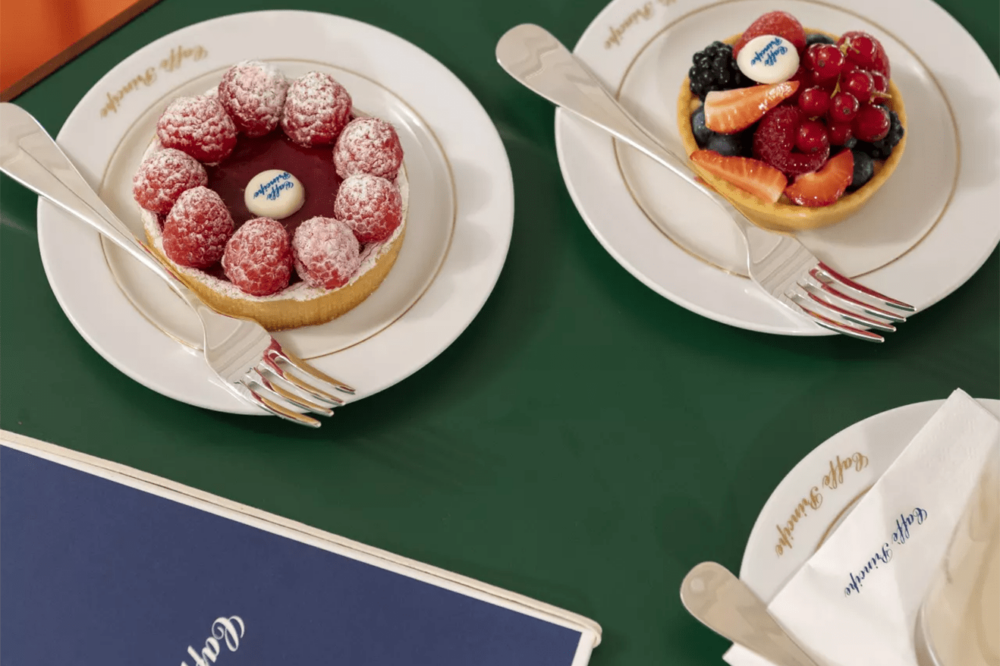 菜單提供清淡經典的茶點