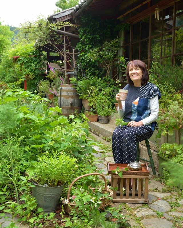 英國貴族Venetia Stanley-Smith京都百年老屋裡打造「四季之庭」