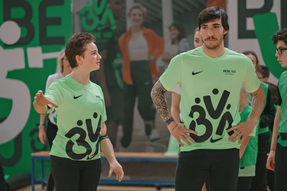 與Nike一起合作推出計畫Bebe Vio Academy。