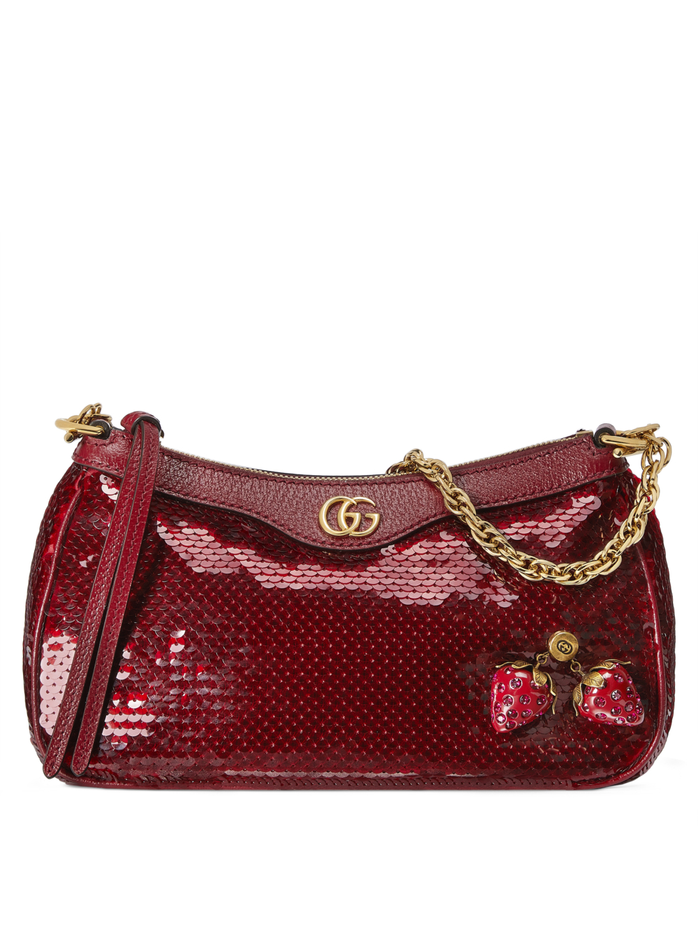 Ophidia Small Sequin Handbag。