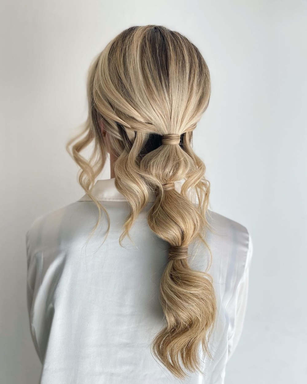 法式浪漫款泡泡辮子