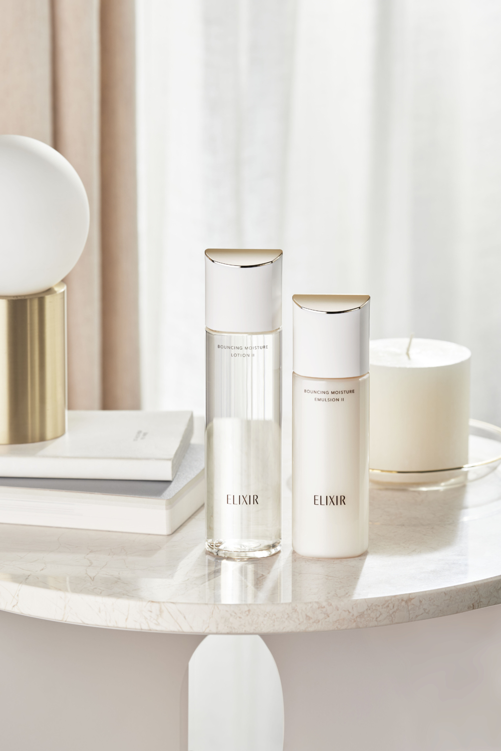 連續16年成為日本化妝水&乳液No.1！ELIXIR入門必試：膠原彈潤精華水 HK$245/170ml；膠原彈潤乳液 HK$285/ 130ml