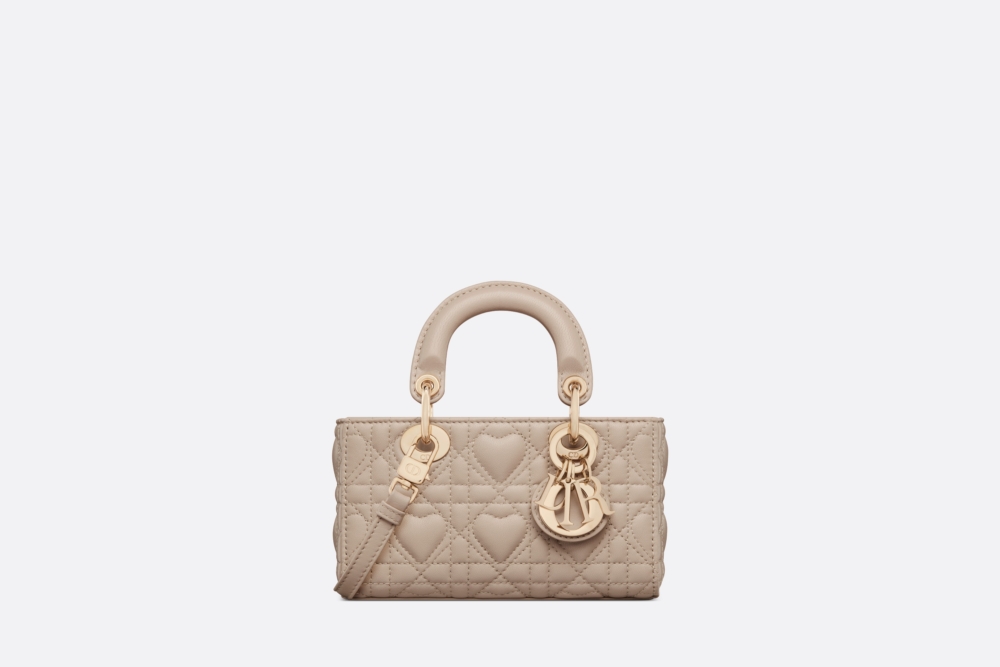 七夕情人節超迷你Lady D-Joy手袋米色