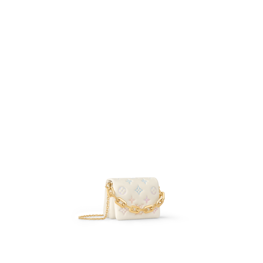 柔軟羊皮革壓印Monogram圖案