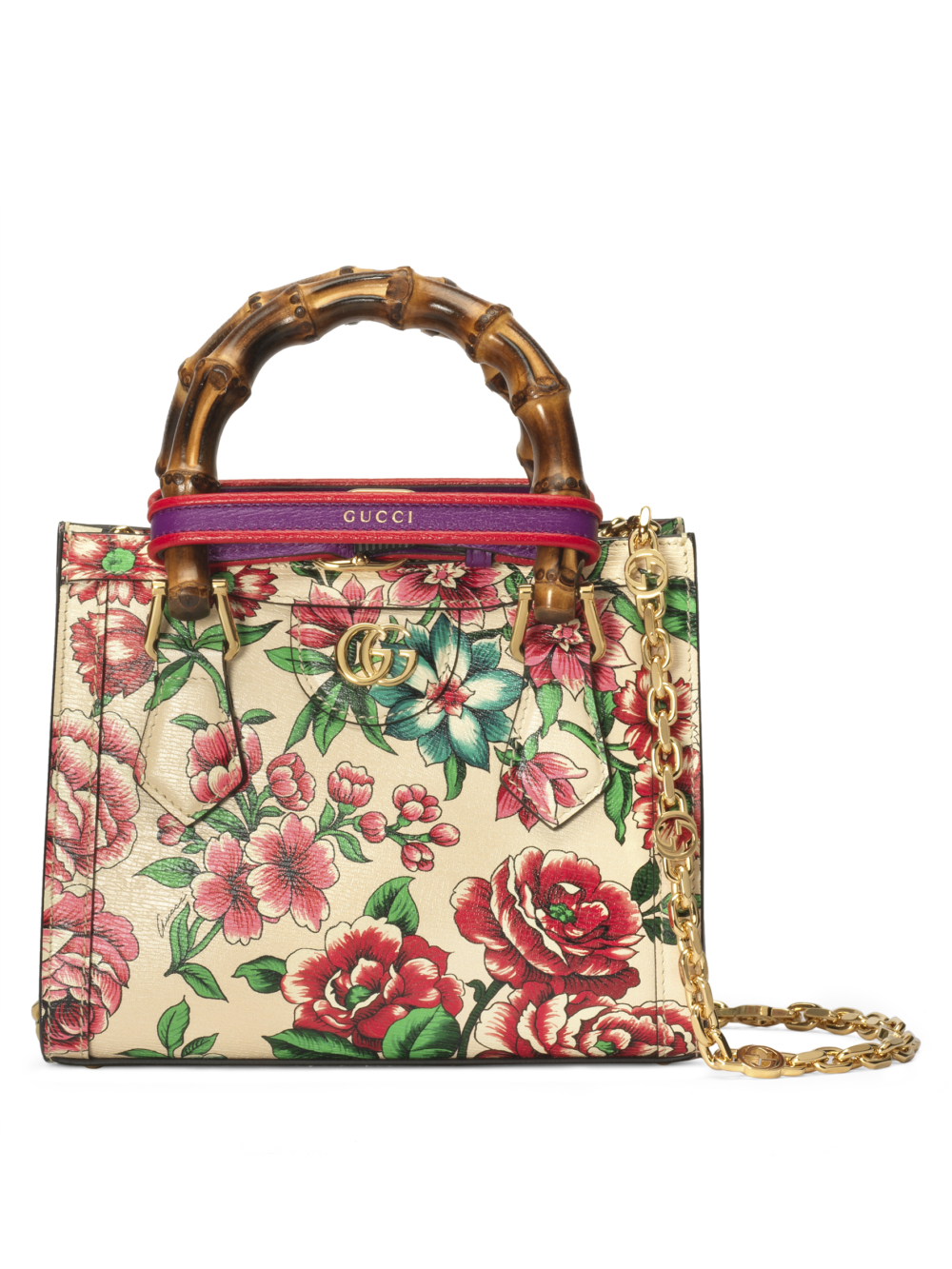 Gucci Diana Mini Tote Bag。