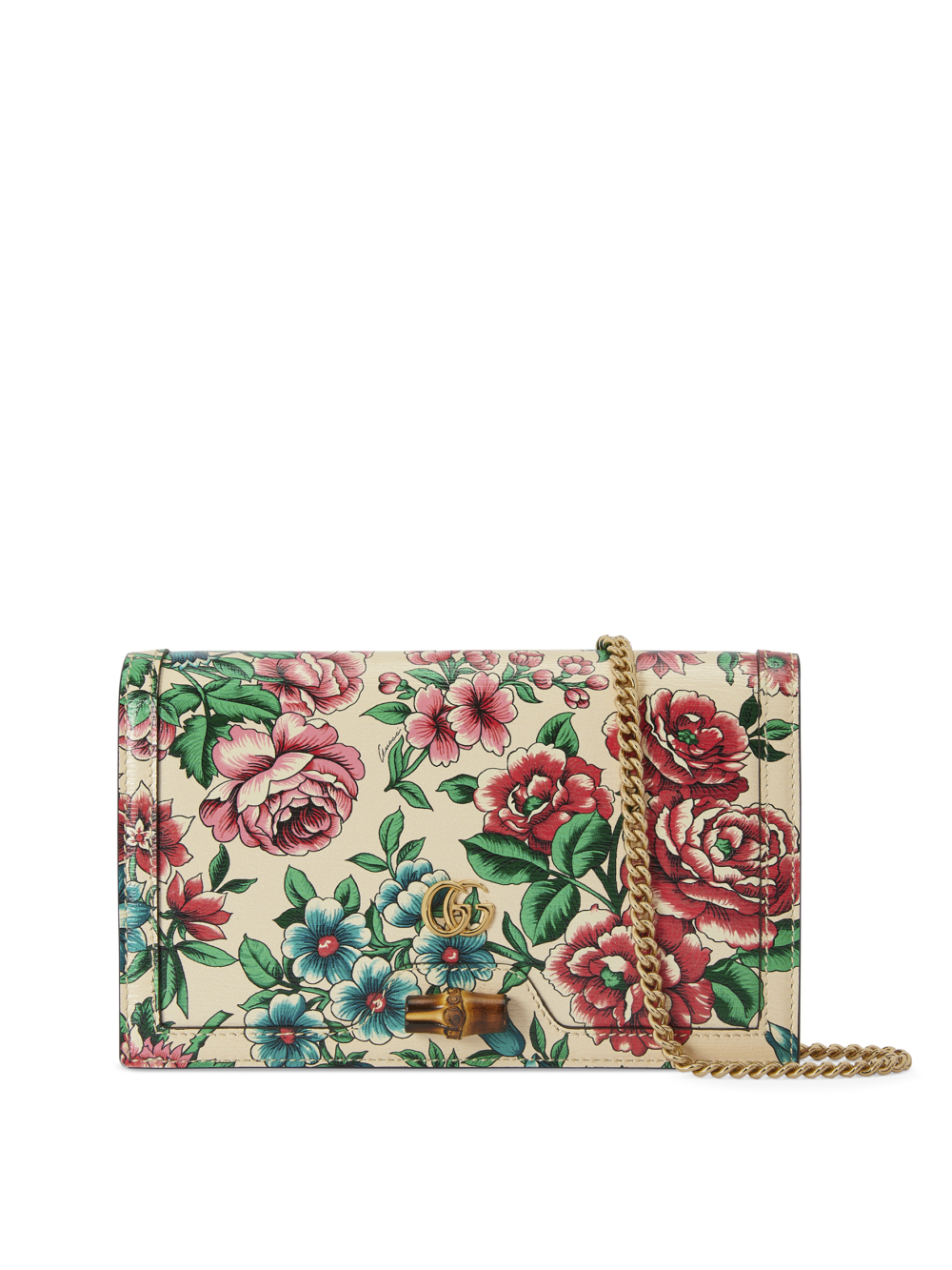 Gucci Diana竹節迷你包。