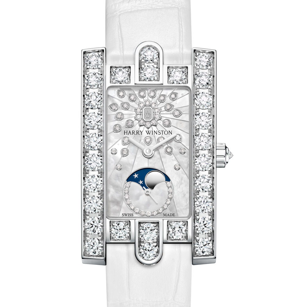 Harry Winston Avenue Classic Moon Phase腕錶