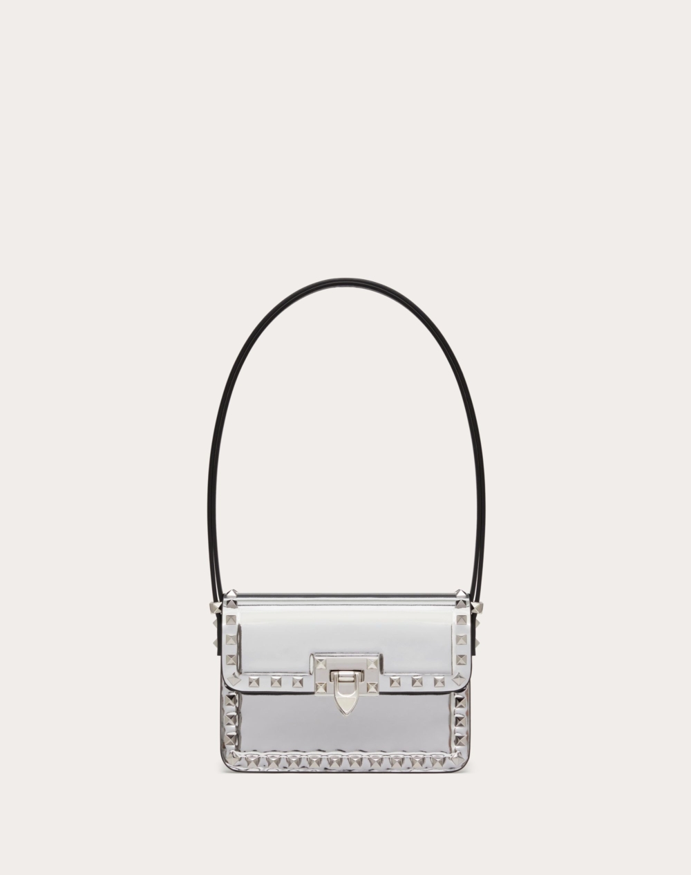 Valentino Garavani Rockstud23 small shoulder bag 光滑小牛皮單肩包鏡面效果手袋