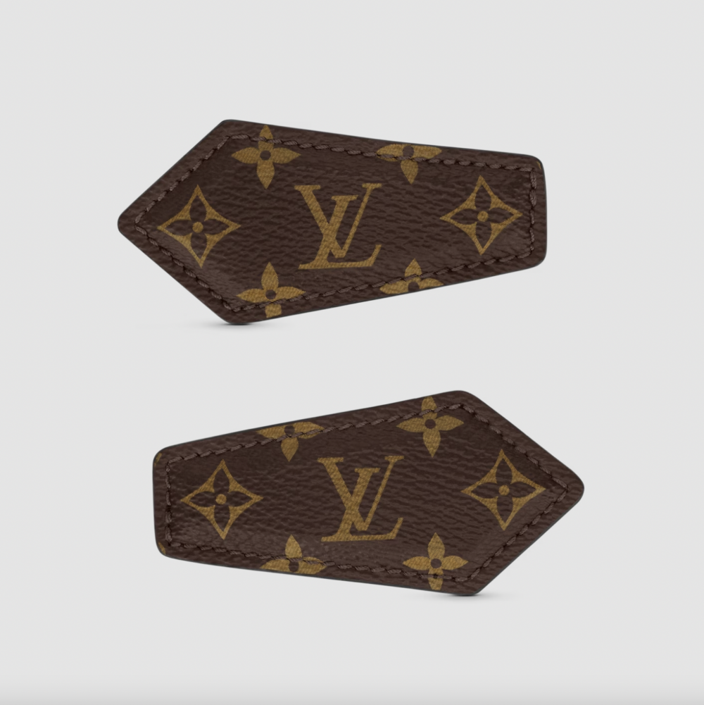 LV Backstage Hair Clip Toile。