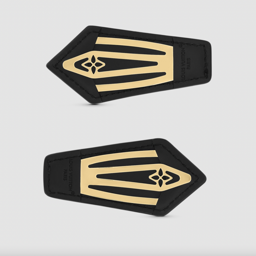 LV Backstage Hair Clip Leather。