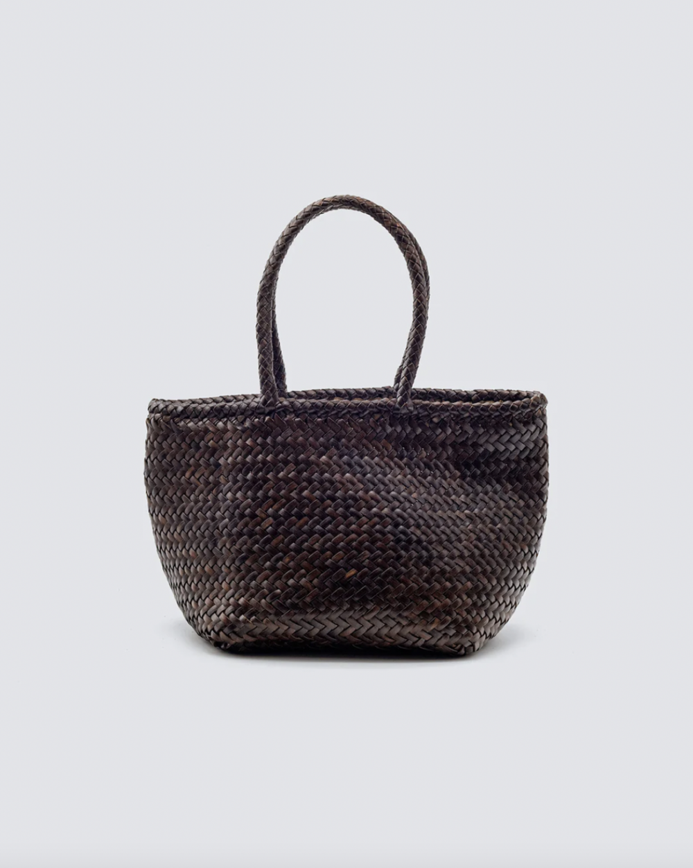 Dragon Diffusion Grace Basket Small Dark Brown。
