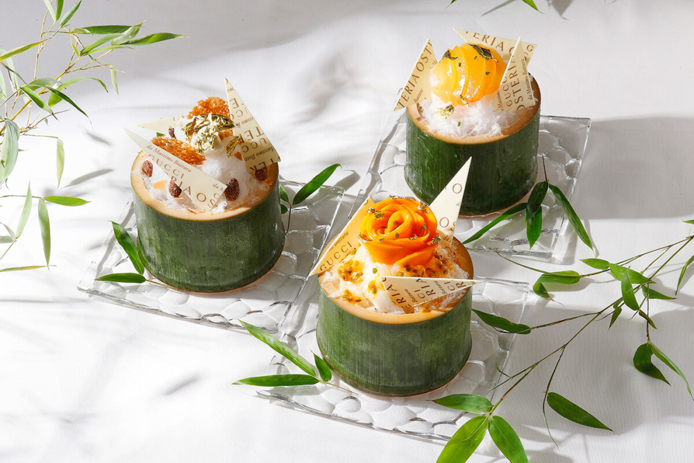 由Gucci Osteria da Massimo Bottura Tokyo所創作的特別企劃