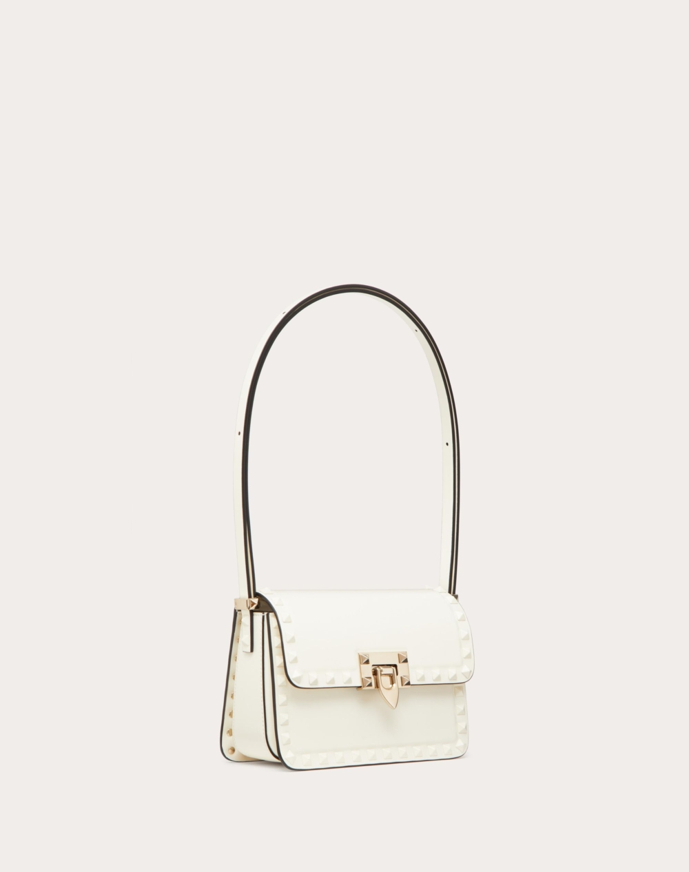 Valentino Garavani Rockstud23 small shoulder bag 光滑小牛皮單肩包象牙白