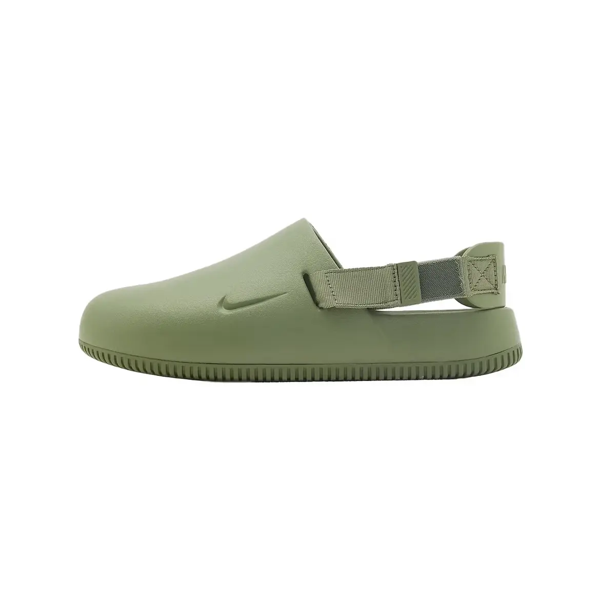Nike 全新的「Calm Mule 」橄欖綠