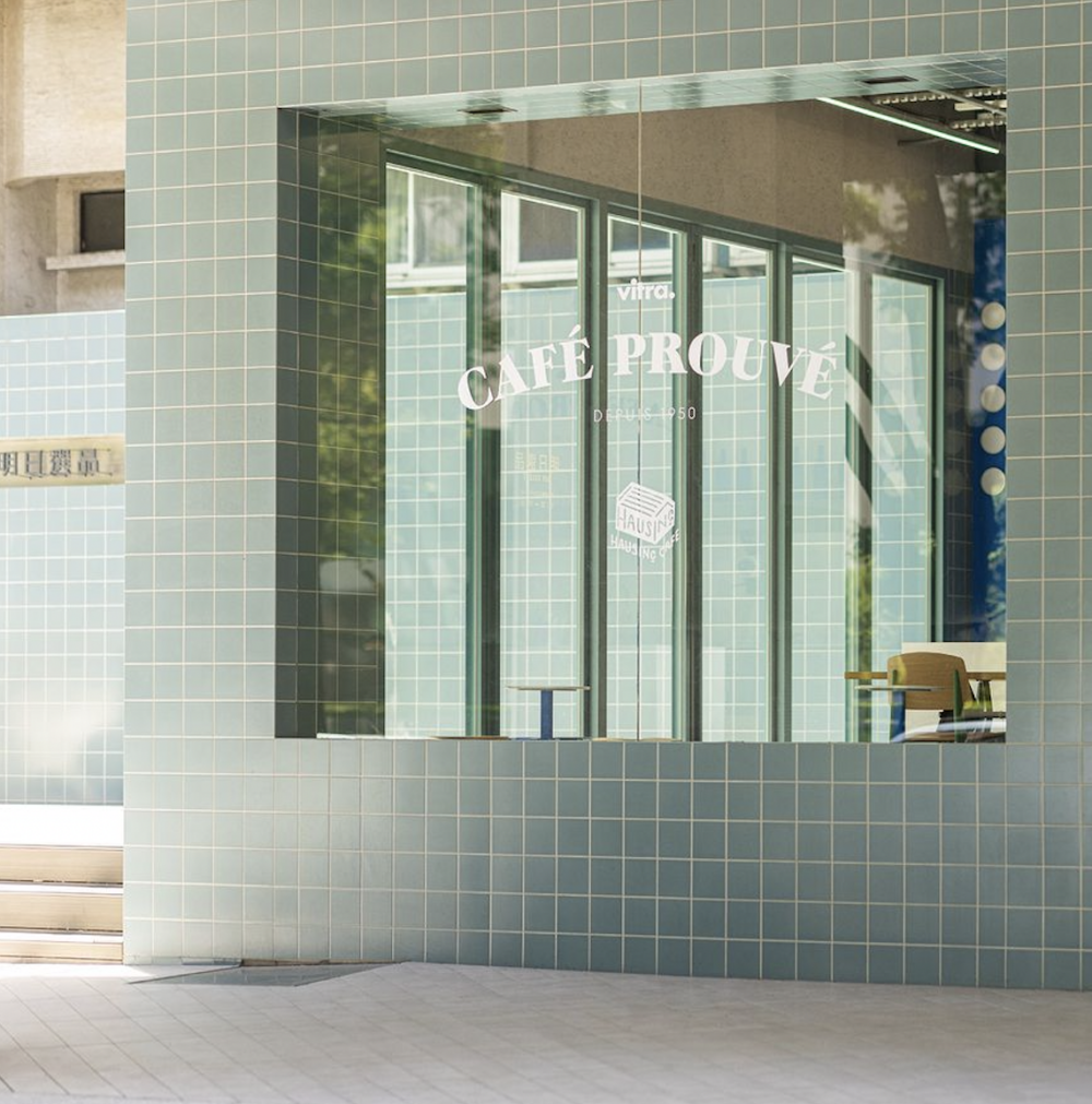 位於台中的「Café Prouvé by Vitra」期間限定咖啡館。