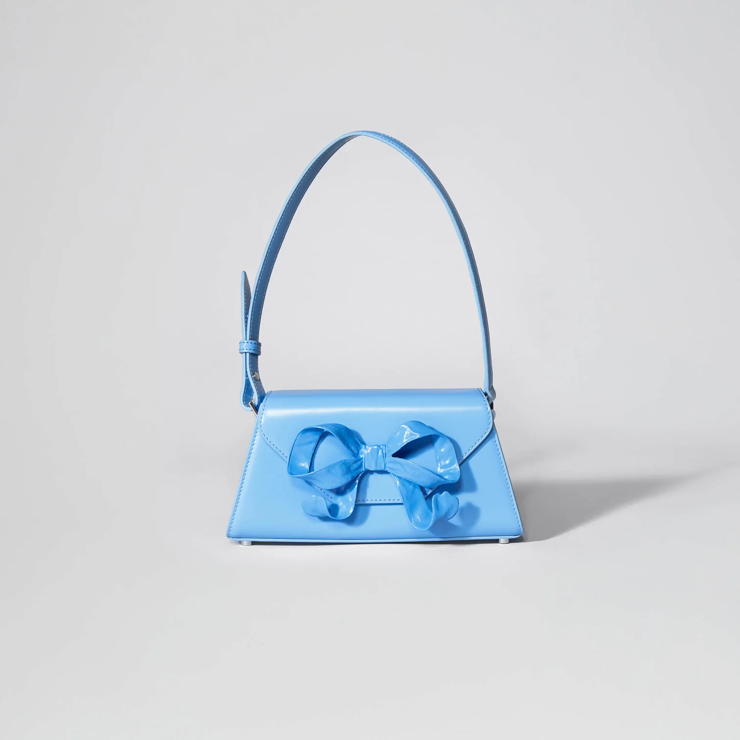 Self-Portrait Blue Bow Mini Shoulder Bag。
