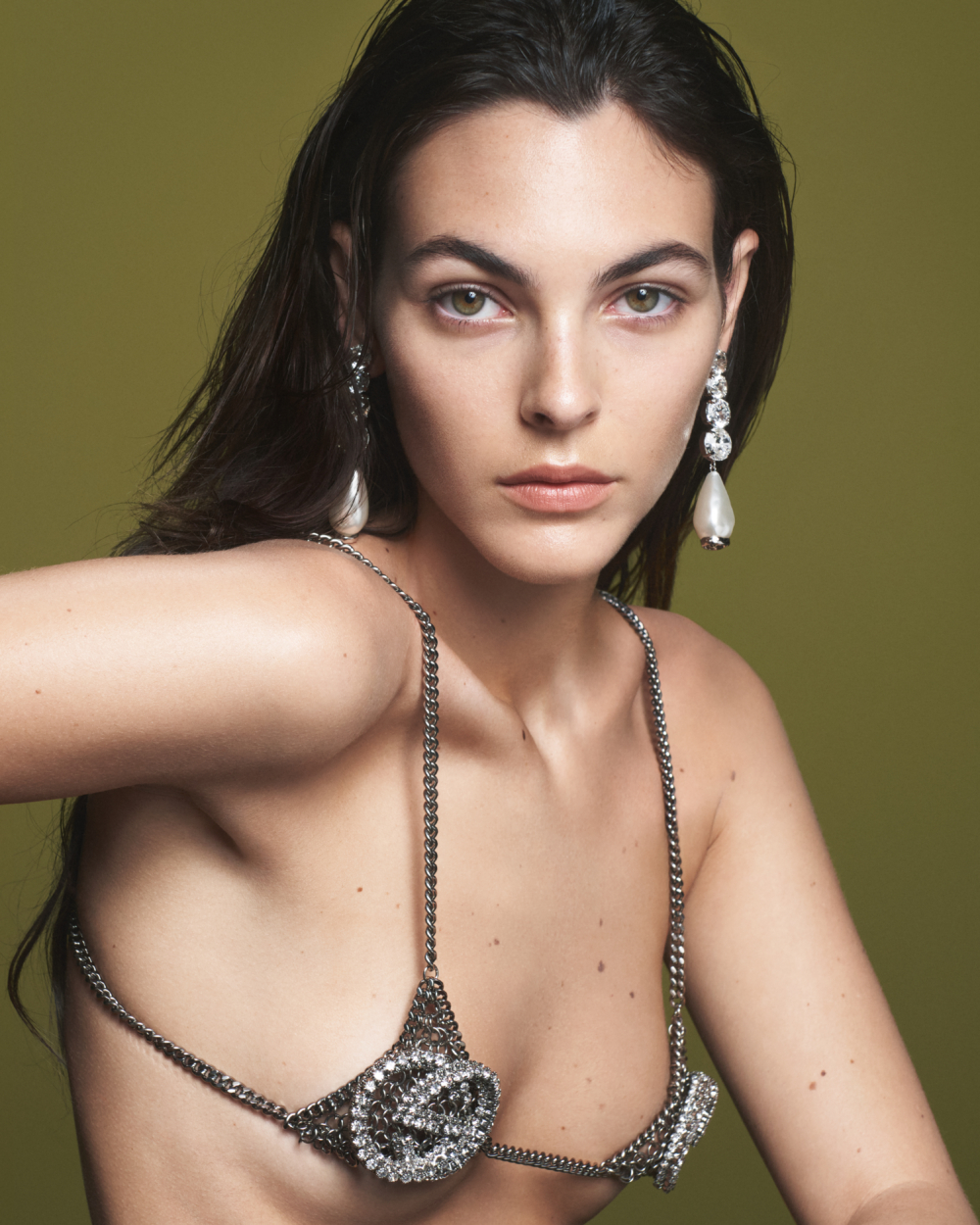 Gucci 2023秋冬系列名模Vittoria Ceretti帶來盛世美顏