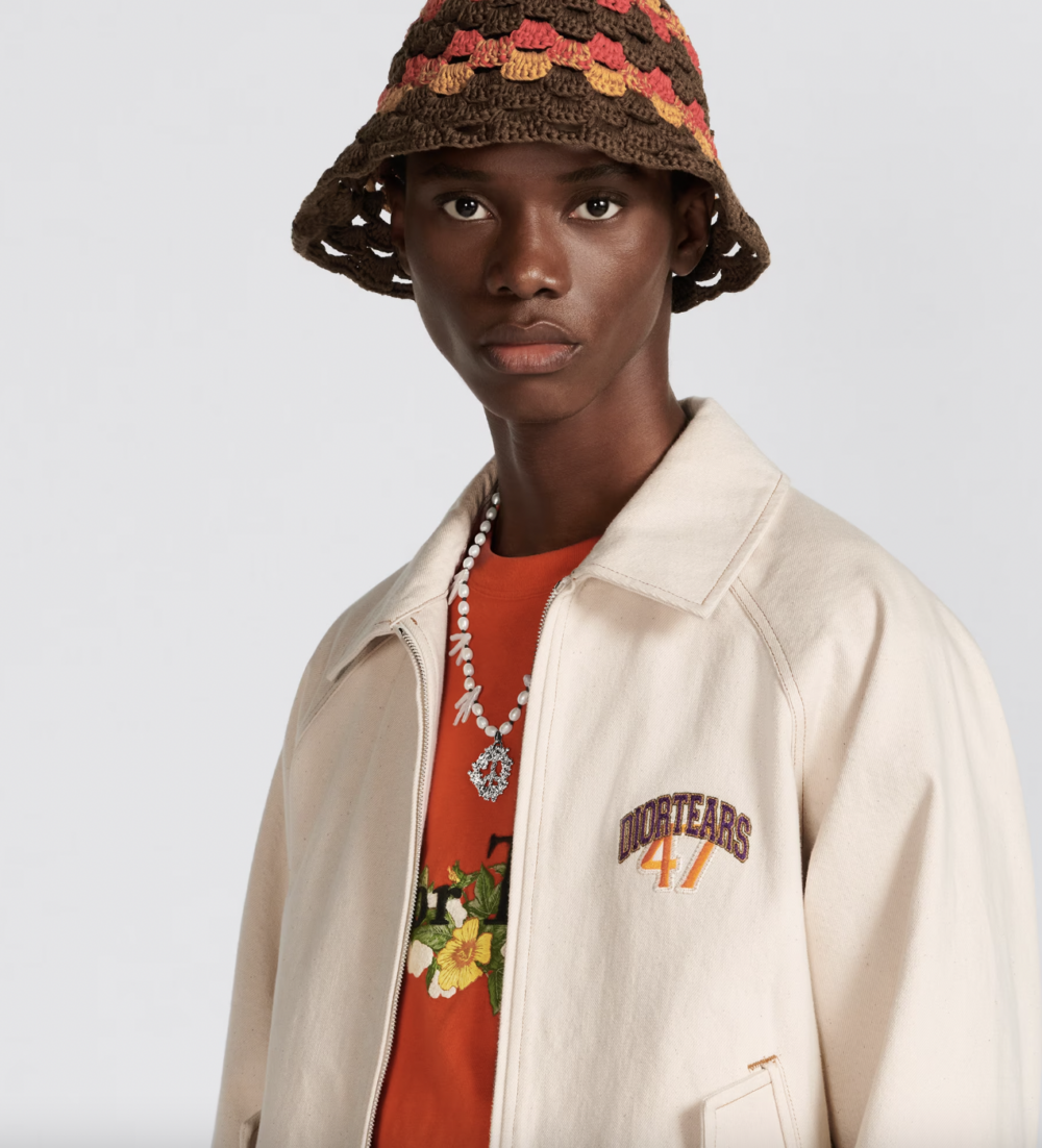 Dior Tears Zipped Blouson。