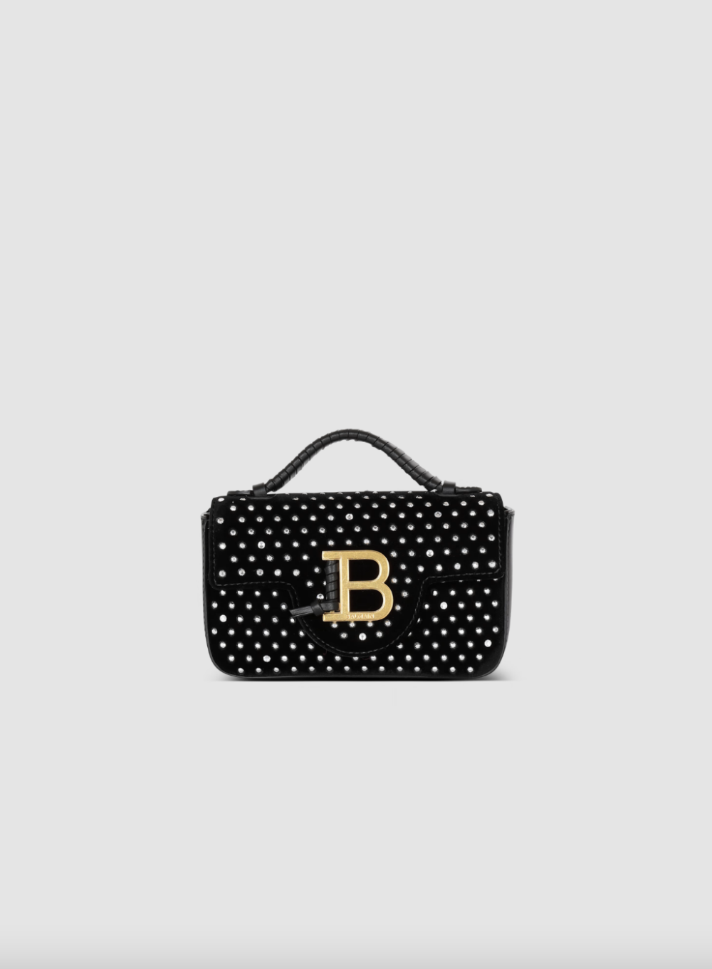 B-Buzz Mini Velvet and Crystal Bag。