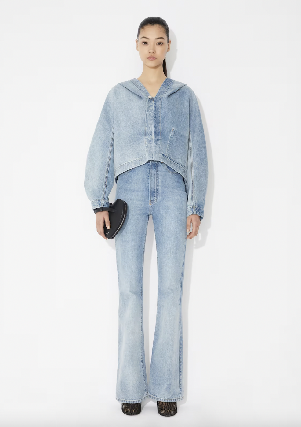 Denim Vareuse Jacket。