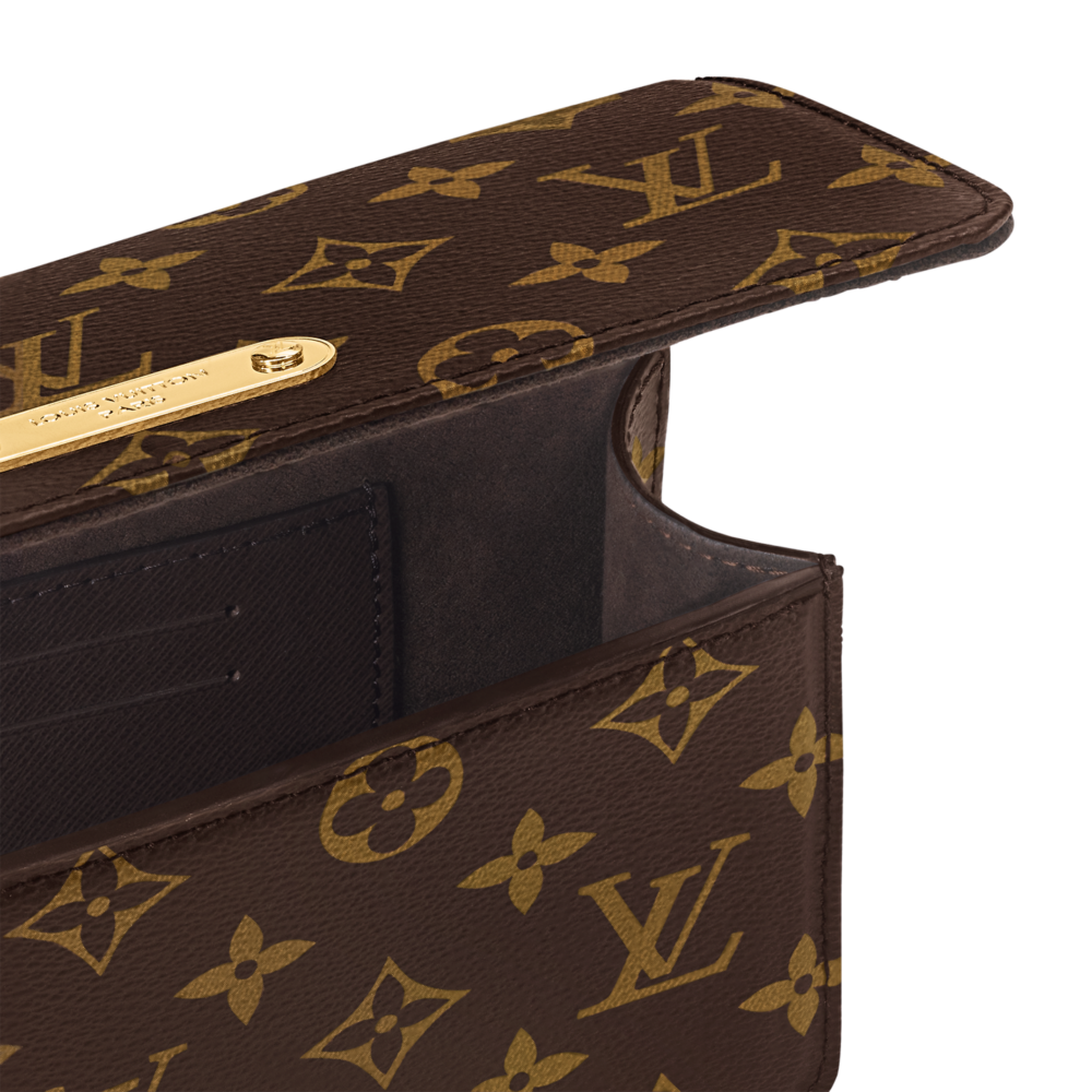 綴以鉚釘及Louis Vuitton鐫刻標誌